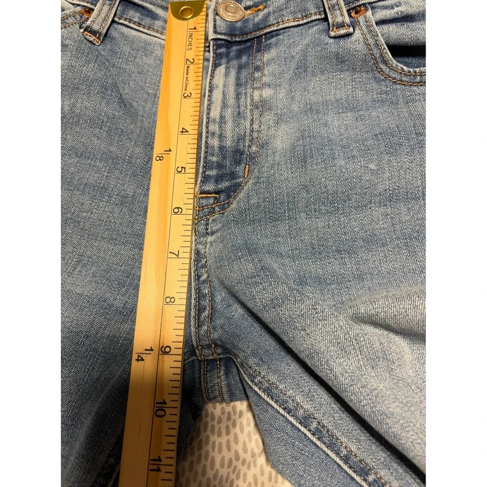 Aéropostale Mid Rise Flare Light‎ Blue Denim Jeans Stretch 5-Pocket